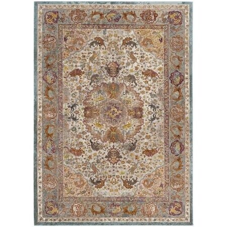 Safavieh Aria Small Rectangle Area Rug, Beige and Orange - 4 x 6 ft. ARA120E-4